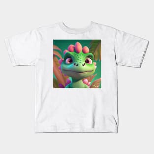 Baby Dinosaur Dino Bambino - Flora Kids T-Shirt